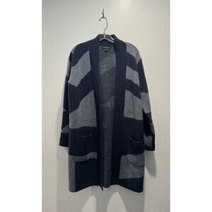 Banana Republic S Ajri Sweater Cardigan Wool Yak Hair Blend Geometric Coatigan